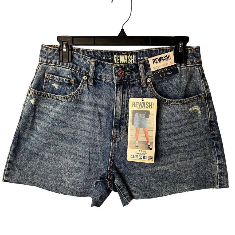 NWT Rewash Jean Shorts Low Pro Tomboy 7